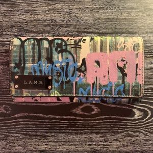 L.A.M.B. Graffiti Print Wallet
